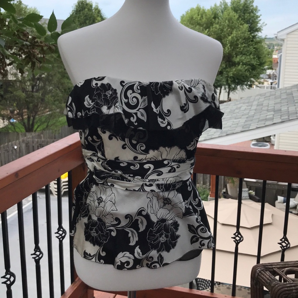 Dressy style strapless shirt